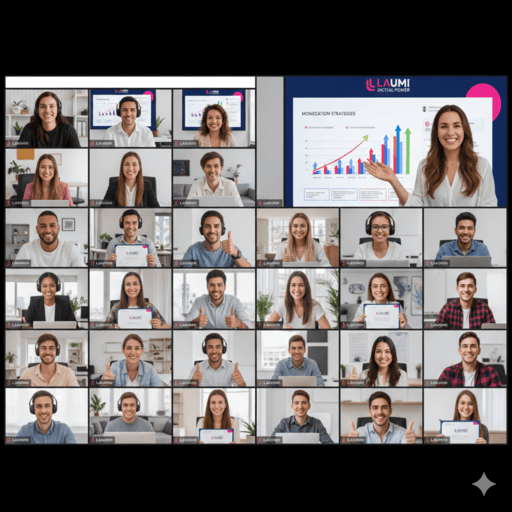 estudiantes virtuales de los cursos de academia digital